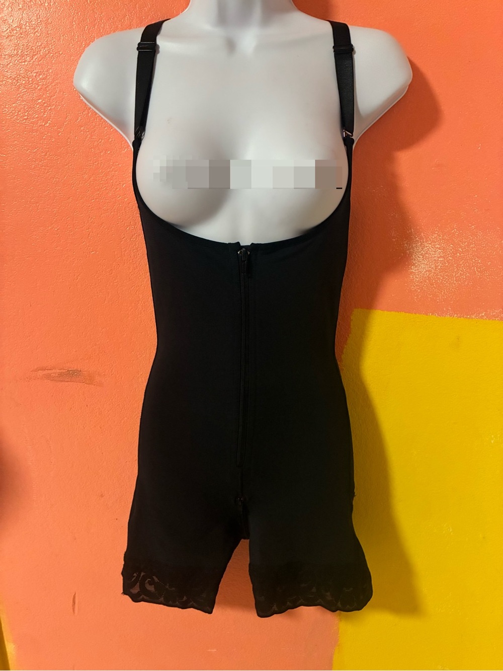 Tissini Black One-Piece Shapewear Bodysuit
